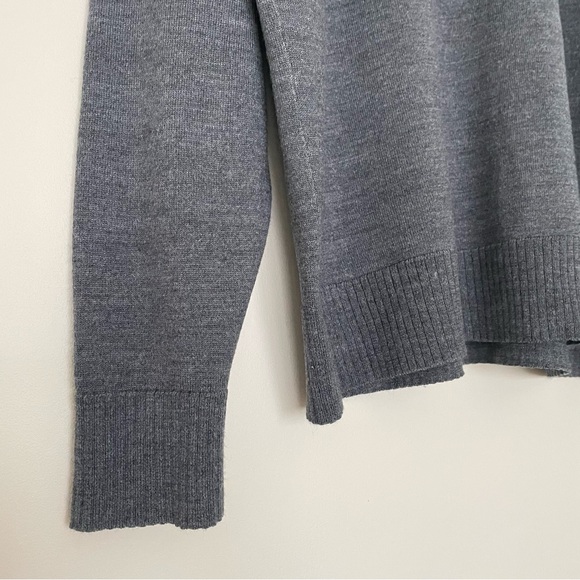 Smartwool Sparwood Merino Blend Sweater Crewneck Large Grey Knit - Picture 6 of 11